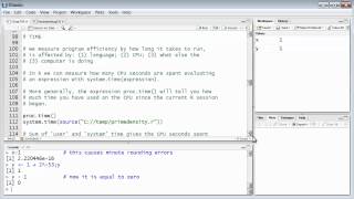 Writing R Programs: Numerical Accuracy and Program Efficiency Part 2 of 3