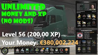 How To CHEAT MONEY & XP In Euro Truck Simulator 2 [NO MODS] Works For Multiplayer