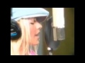 Christina Aguilera Infatuation in the studio