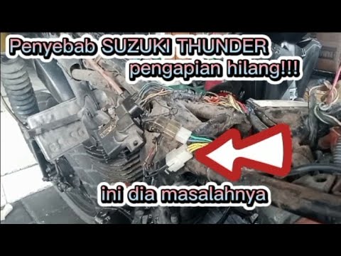 Penyebab Motor SUZUKI THUNDER Hilang Pengapian// Cek Jalur Pengapian ...