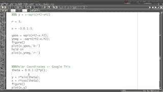 MATLAB Help - Parametric Plotting