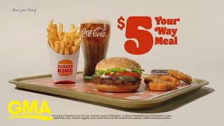 Burger King Introduces 5 Value Meal