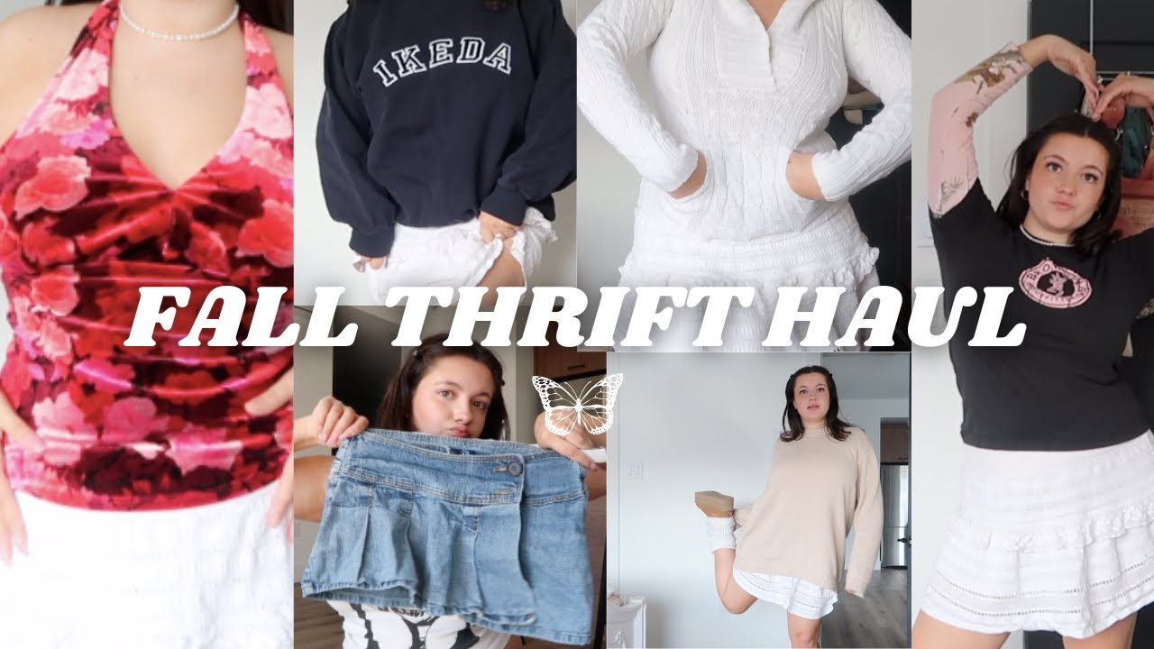 Fall Thrift Haul Ft Try On Youtube