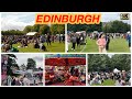 Edinburgh Scotland 🏴󠁧󠁢󠁳󠁣󠁴󠁿 Meadows Funfair 2024 // Rids And Stalls // Beautiful & Fun Day