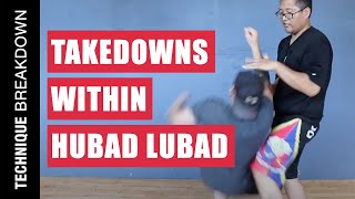 TAKEDOWNS within the HUBAD LUBAD | Filipino Martial Arts | Dumog | Buno | Silat