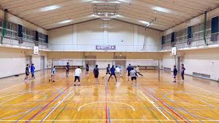 2025/1/20 volleyball 練習ゲーム②8対7(15点マッチ)