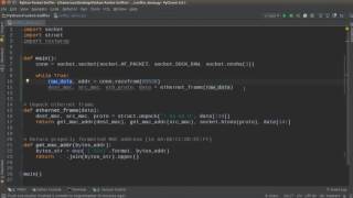 Python Network Packet Sniffer Tutorial 3 Capturing Traffic