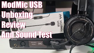 ModMic USB Unboxing, Review And Sound Test