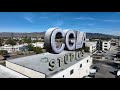 CGLA Drone #1 high over CGLA Studios