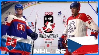 🇨🇿/🇸🇰BRATROVRAŽEDNÉ DERBY! ČESKO:SLOVENSKO| MSJ 2025|NHL25|PS5