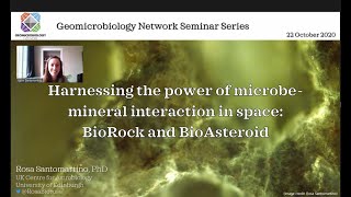 Harnessing the power of microbe-mineral interaction in space: BioRock \u0026 BioAsteroid: R. Santomartino