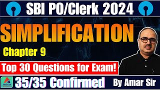 SBI Clerk 2024 | 2 Hours Marathon Class of SIMPLIFICATION🔥🔥