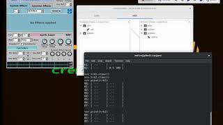 Poor man's sequencer python API test 1