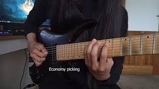 This is how you can Shred without using Alternate picking
