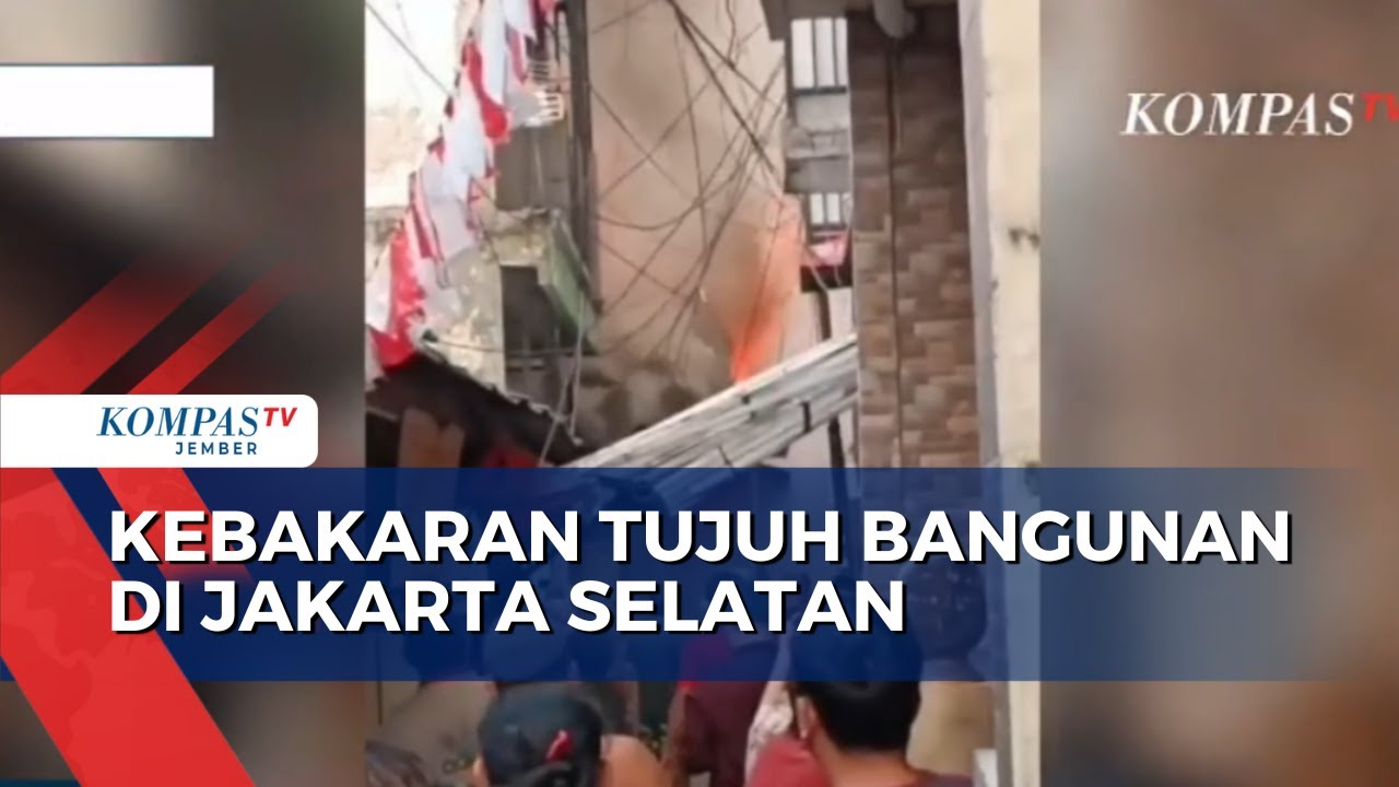 Kebakaran Tujuh Bangunan Di Jakarta Selatan, Api Diduga Korsleting ...