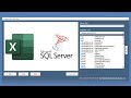 Building A MS SQL Server SQL Querying Application With Excel (Full Tutorial)