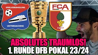 TRAUMLOS! UNTERHACHING VS. FCA | DFB POKAL 1. RUNDE 23/24 | FCA NEWS