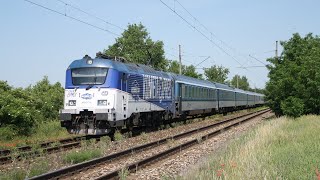 Czech electric locomotive ČD 380-017 \