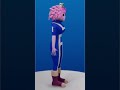 i made this 3d model because july 30st is mina ashido day.￼ 7月30日は芦戸先輩の誕生日だから、芦戸先輩の3dモデルをつくりました。