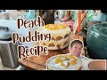 Quick and Easy Peach Pudding| So Much BETTER than Banana