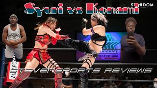 StevenSports Reviews Ep 2  Syuri vs Konami SWA Title UWF Rules feat  EnigmaV4