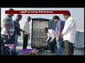 irrigation officers releases water in lmd kakathiya canal karimnagar v6 news