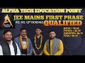 jee mains first phase qualified#learnohubscience  #(Alpha tech education point) Dhurav Rai