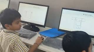 Class - I  Computer Lab Activity./ Gowtham Model School KPHB VI Phase.