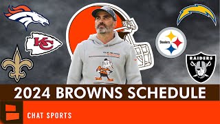 LEAKED 🚨 Cleveland Browns 2024 NFL Schedule, Opponents And Instant Analysis