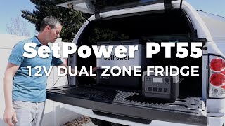 SetPower | 58Qt PT55 Dual Zone 12V Portable Fridge