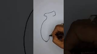 EASY TO DRAW BANANAS | Drawing video  #shortsfeed #shortviral #youtubevideo