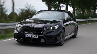 NEW 2025 BMW M5 Touring in Carbon Black - Test Drive in Munich