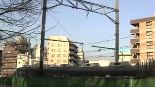 東横線東白楽～反町間　2004年02月（地下化直後の高架跡）