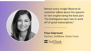 Why Softbank Invested in Observe.AI | Transcription Accuracy