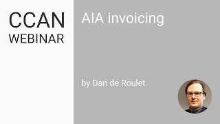 CCAN Webinar | AIA invoicing