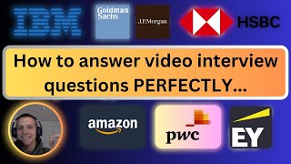 The Perfect Way To Answer Video Interview Questions