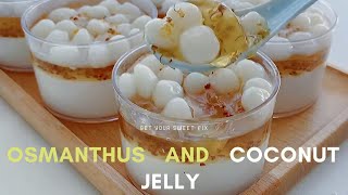 Osmanthus And Coconut Jelly Recipe | Miyano Daily ▶ 4K VIDEO