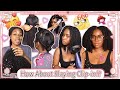 😉Natural Looking Hairstyle: Kinky Curly Clip-in Extensions Install On 4C Hair Ft.#ELFINHAIR Review