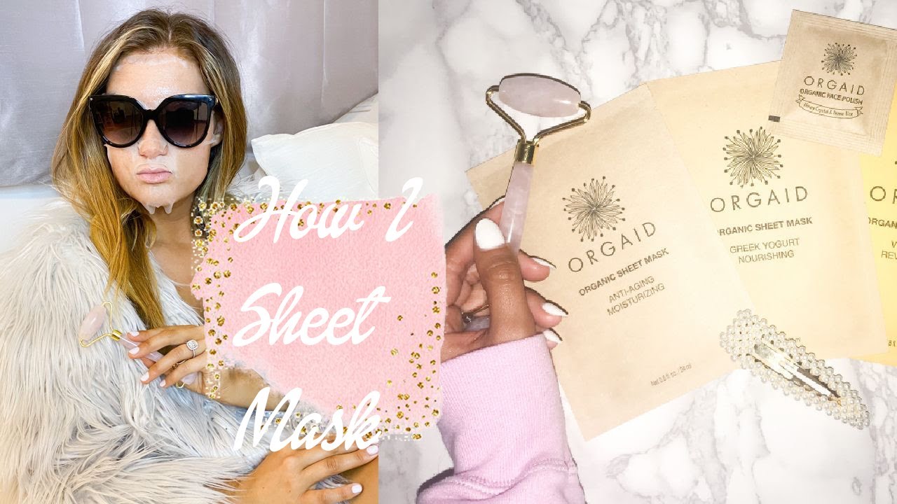 How I Use Sheet Masks Youtube