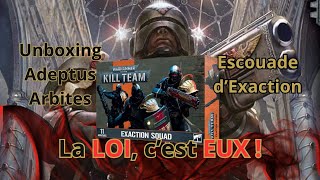 Unboxing escouade d'exaction, Adeptus Arbites - La Loi, c'est EUX !