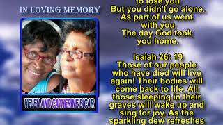 Helen and Catherine Bicar MEMORIAL