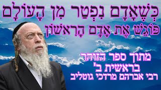 כאשר אדם נפטר מן העולם - סודות מהזוהר הקדוש בראשית ב' - אות תט\