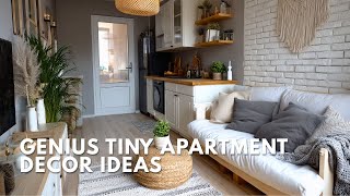 Genius Tiny Apartment Decor Ideas to Maximize Every Inch