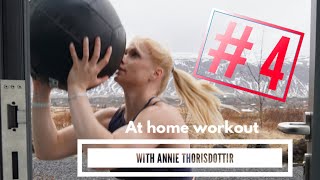 Annie Thorisdottir at home workout #4