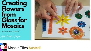 Stained glass flowers how to for Mosaic work