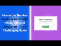 Number Guessing Game with HTML, CSS, and JavaScript | Step-by-Step Guide 🎮🎲