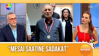 36 yıldır mesaisine her gün 1 saat erken başladı!