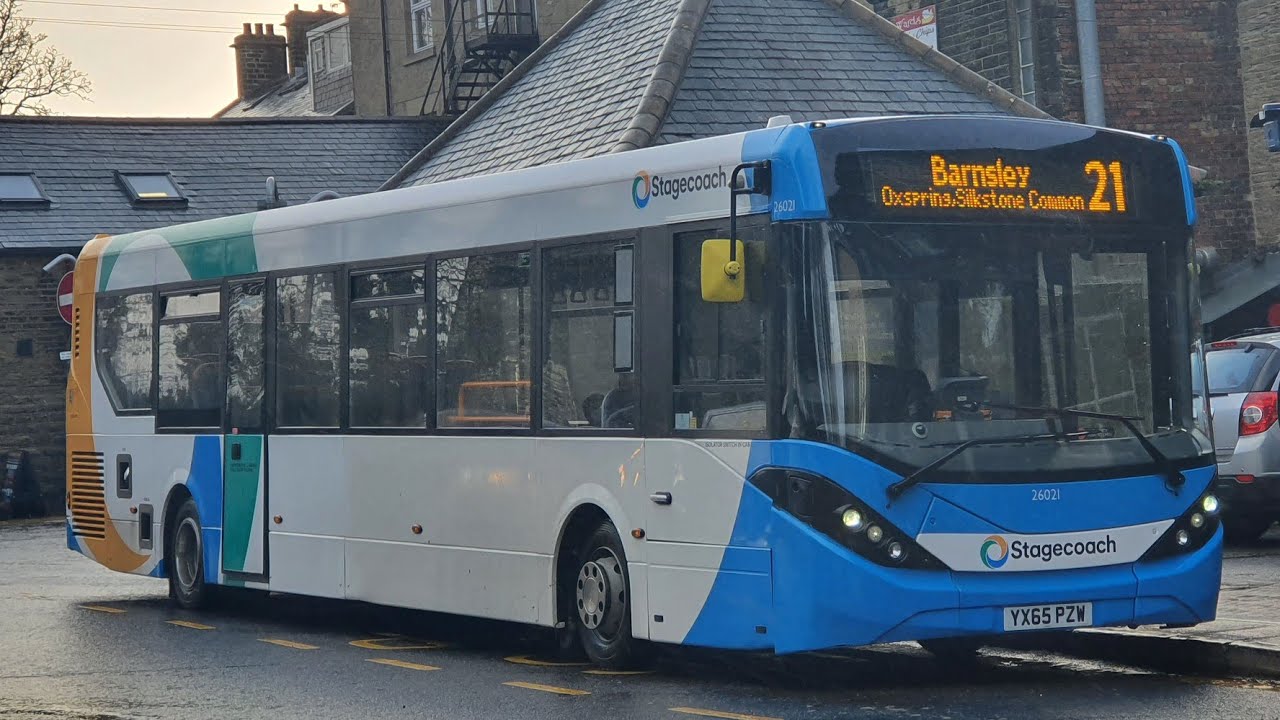 Stagecoach Yorkshire Adl Enviro 200mmc 26021 Yx65 Pzw Youtube
