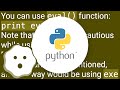Python convert a string to a logic operator