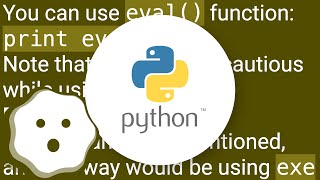 Python convert a string to a logic operator